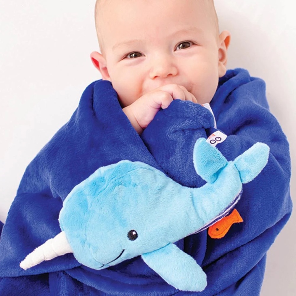 Zoocchini Baby Buddy Stroller Blanket with Willy the Whale